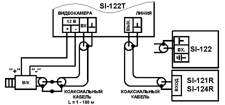 Схема подключения передатчика Si-122T