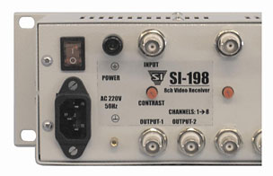 Si-198 Приёмник видеосигнала по коаксиальному кабелю
